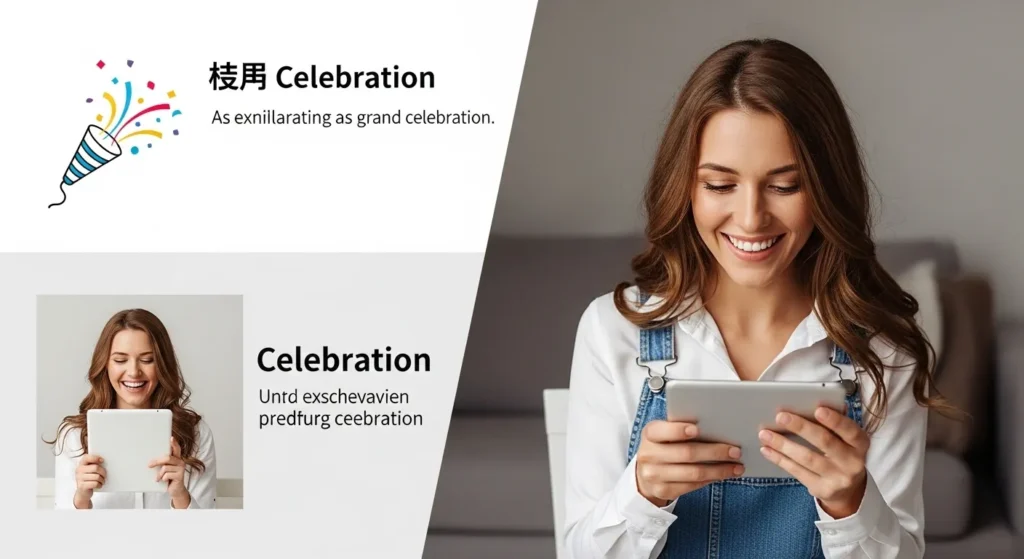 As excited as a surprise party guest