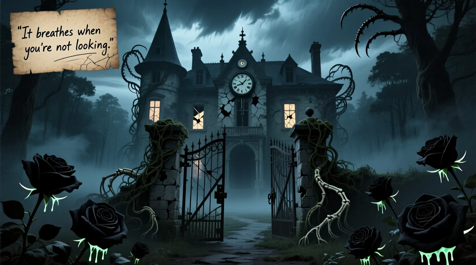 Similes for a Haunted House