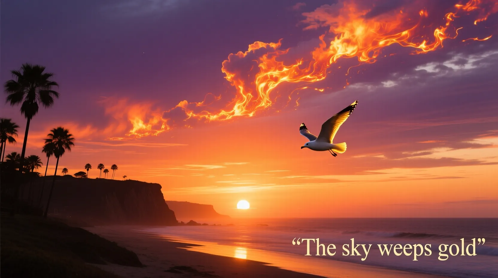 Similes for a Sunset