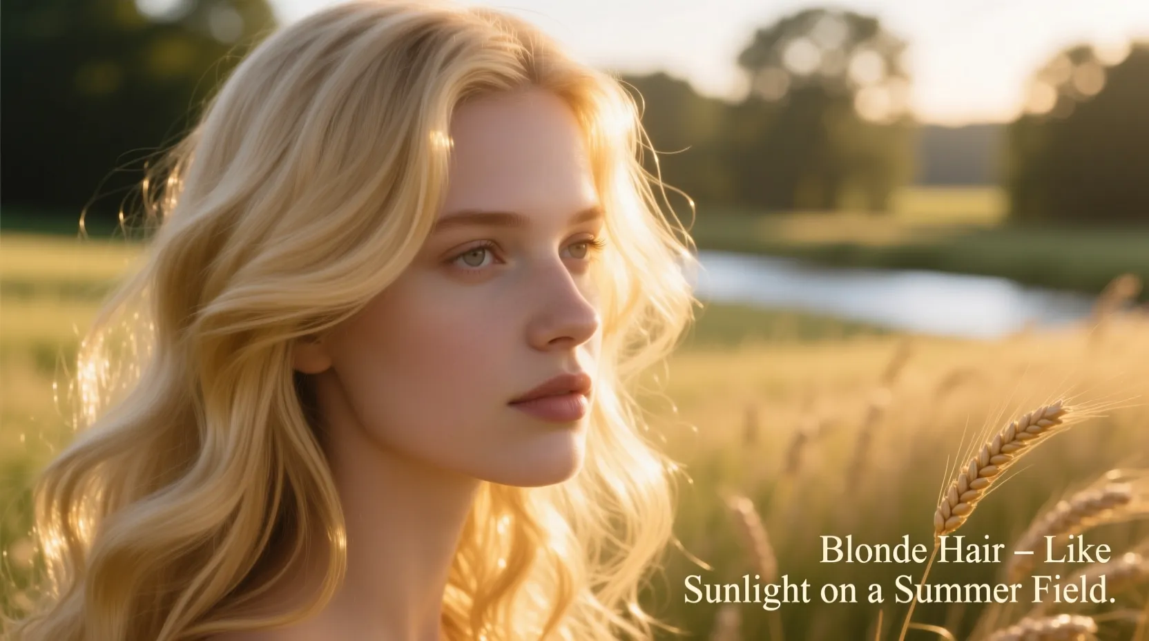 Similes for Blonde Hair