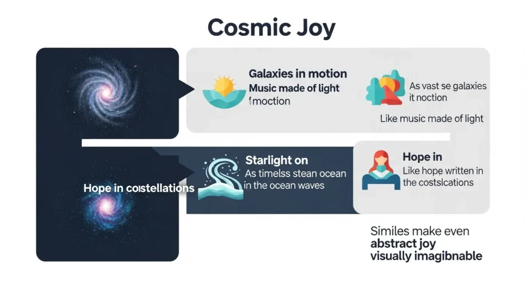 Similes for Joy Beyond Words