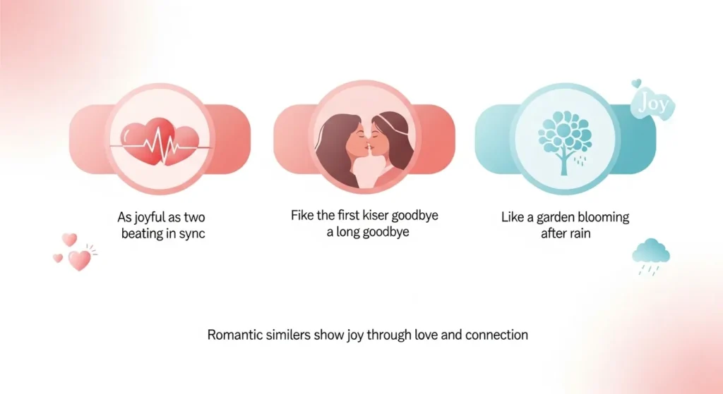 Similes for Romantic Joy