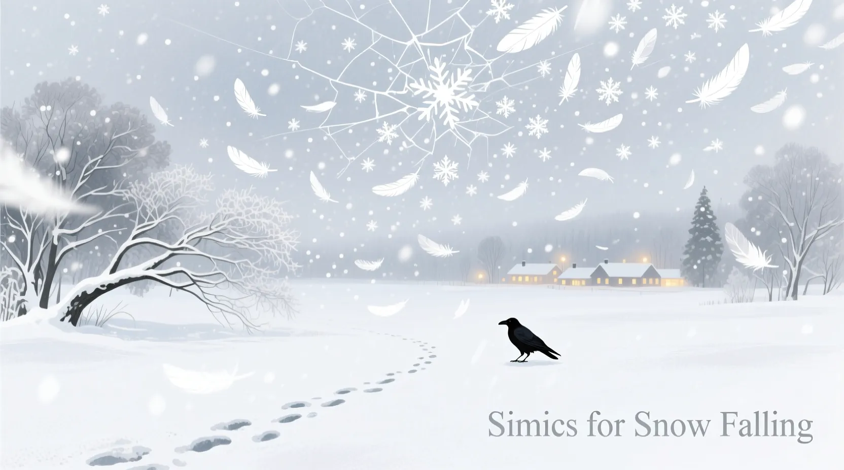 Similes for Snow Falling