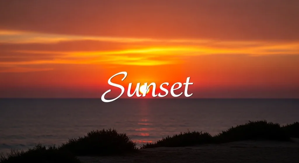 The ocean roared like a lion