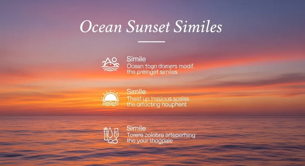 The sun dipped like a melting candle