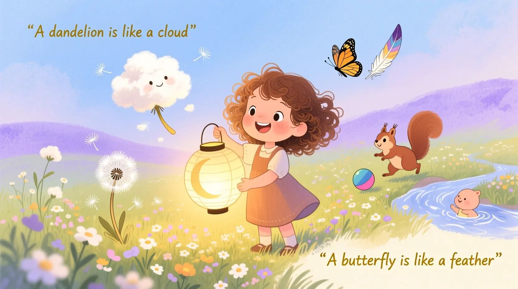 Poem With Similes for Kids