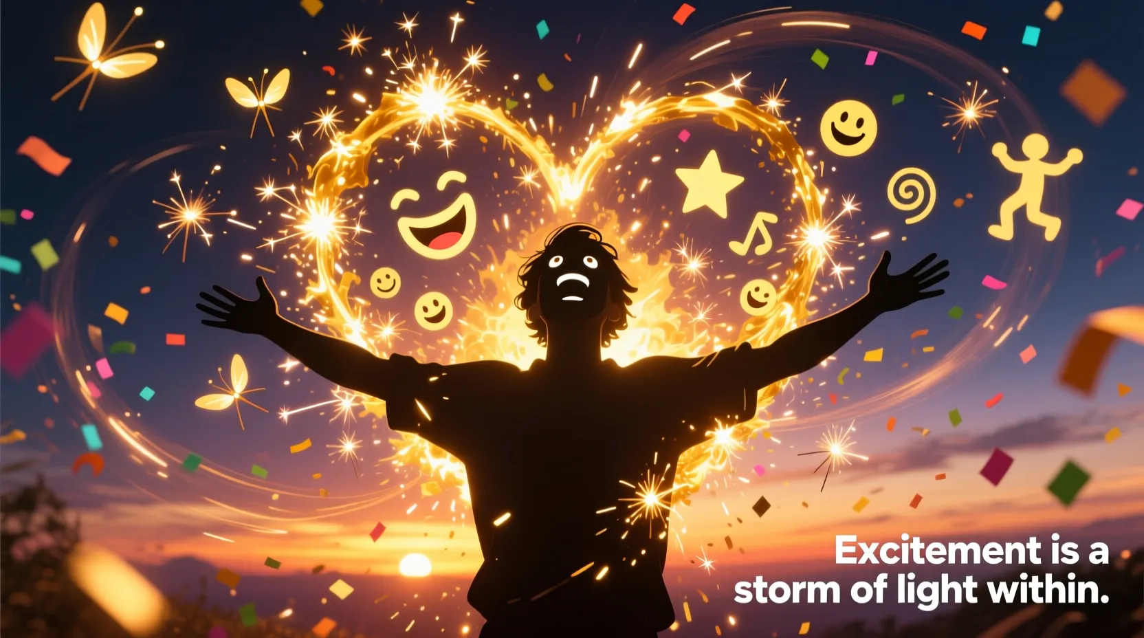 Similes for Being Excited