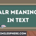 ALR Meaning in Text