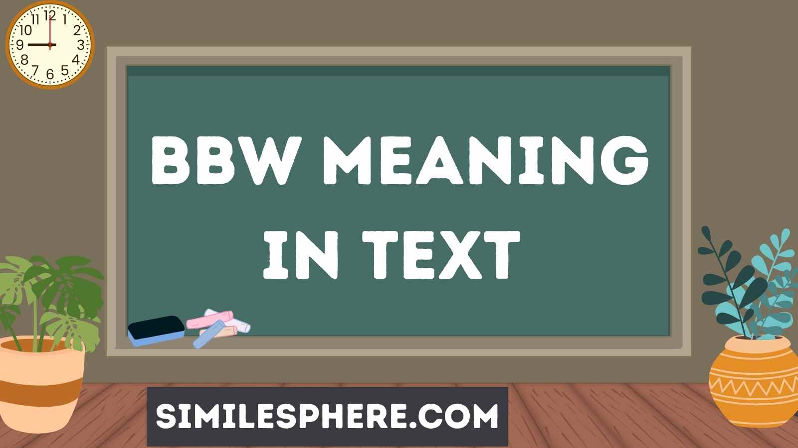 BBW Meaning in Text