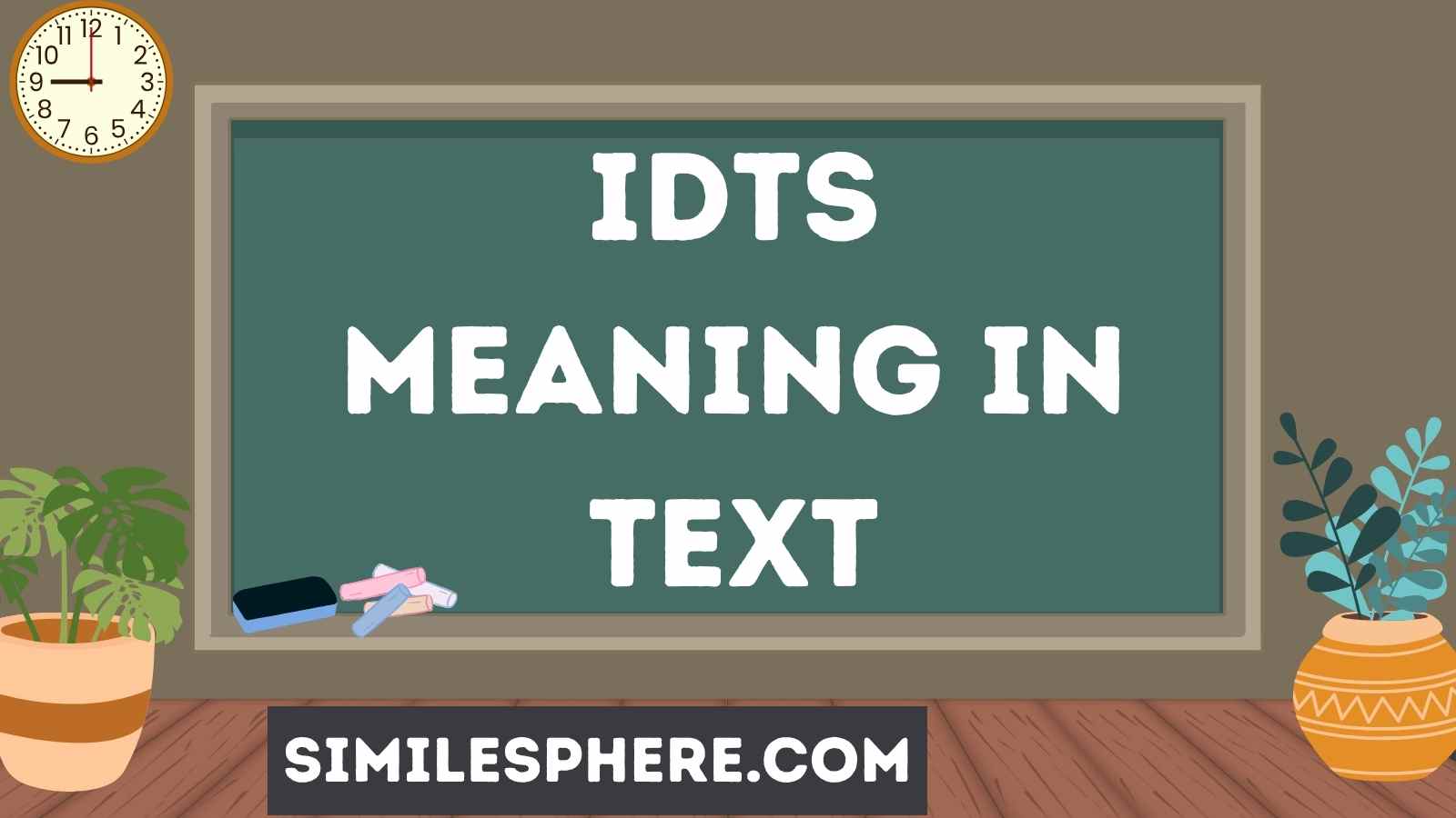 IDTS Meaning in Text