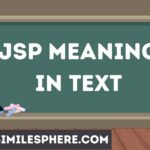 JSP Meaning in Text