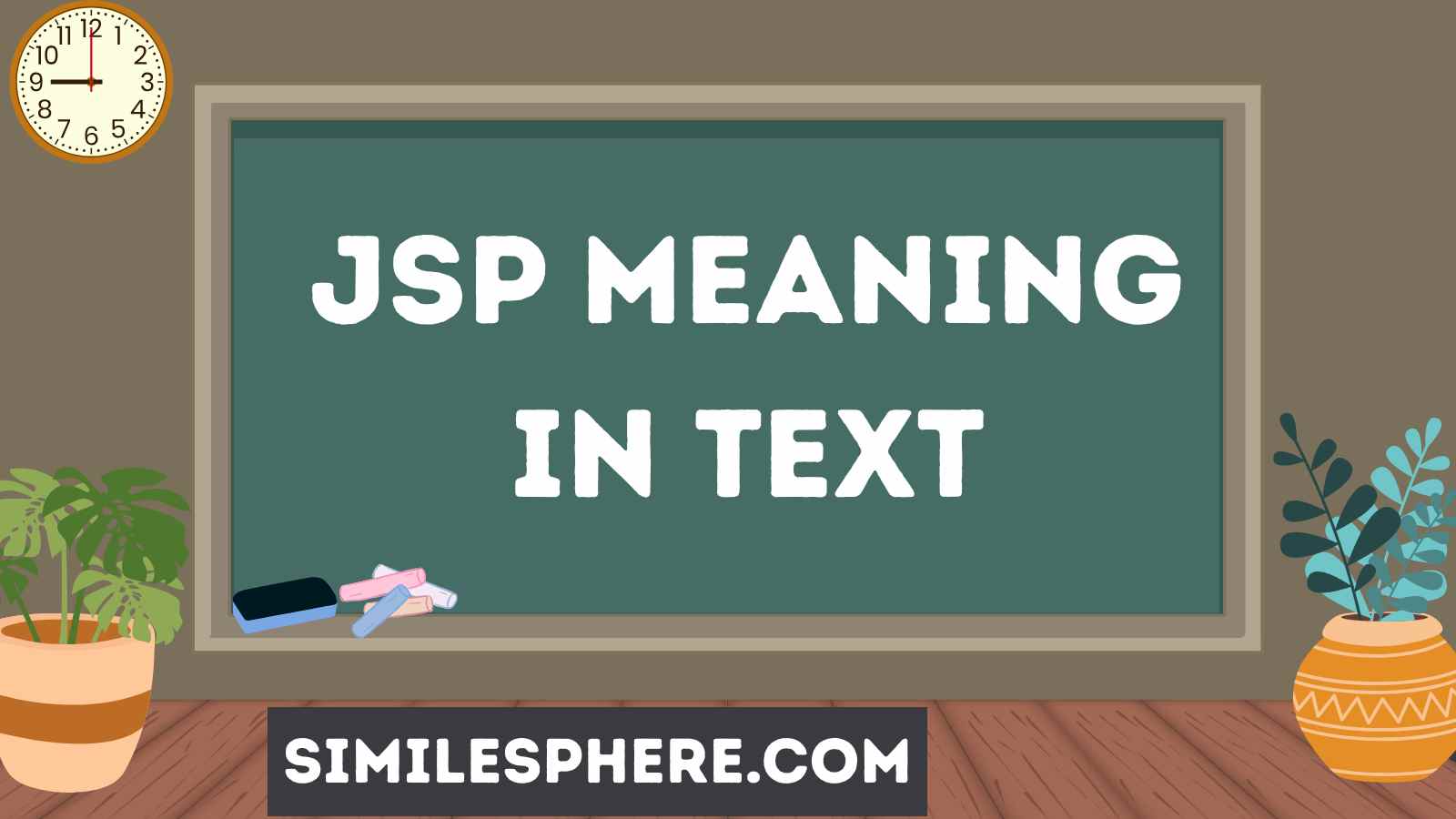 JSP Meaning in Text