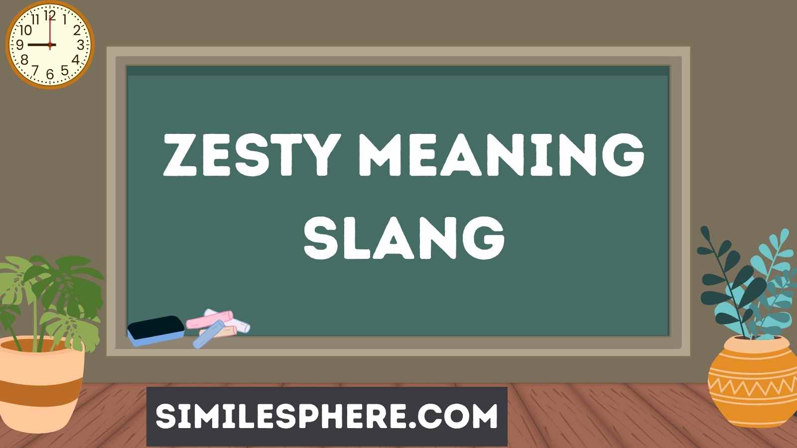 Zesty Meaning Slang