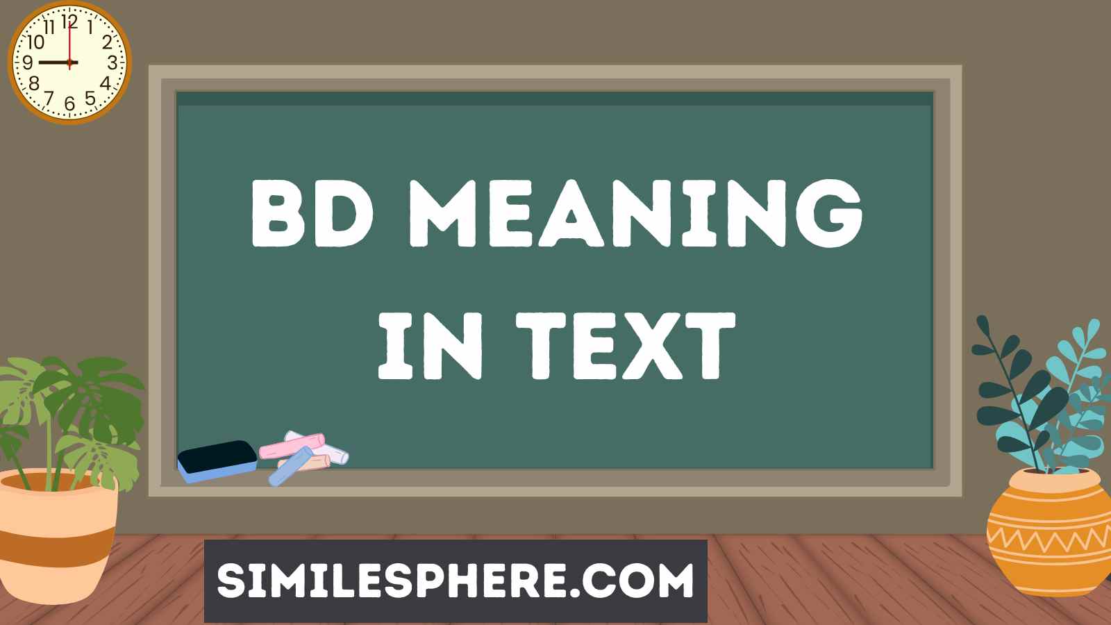 BD Meaning in Text