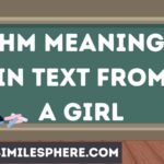HM Meaning in Text From a Girl